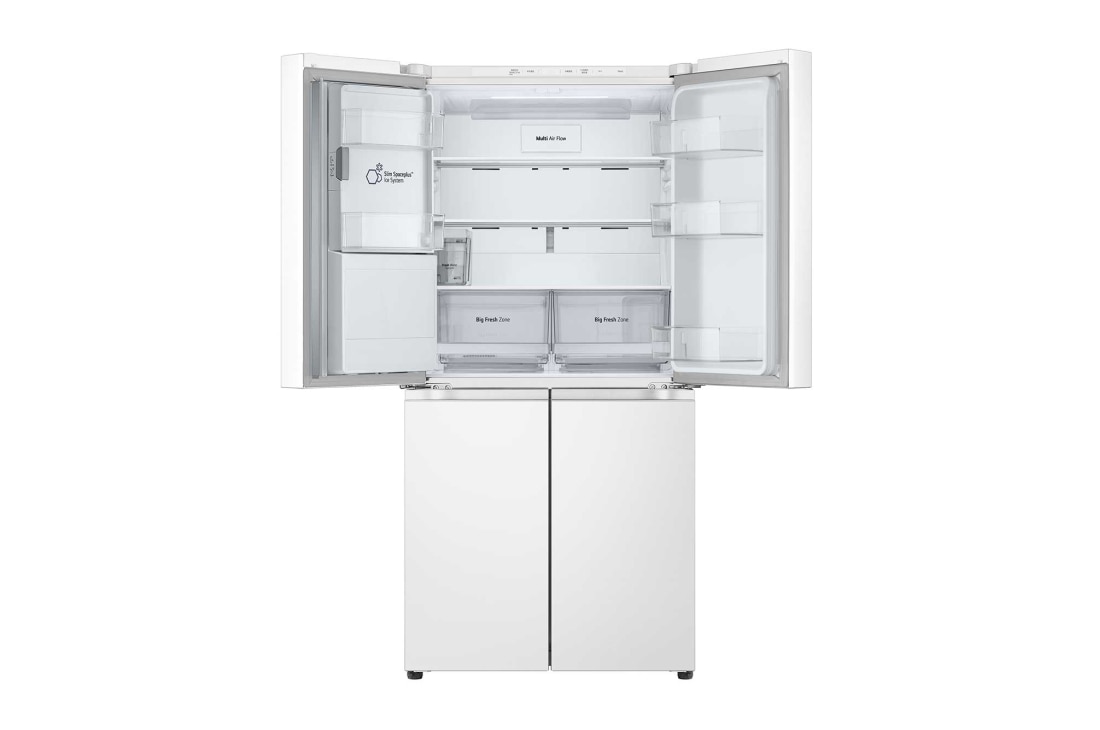 LG 506L 制冰冰箱 十字四门 精华白, FrontTopOpen, F544MEH62D, thumbnail 7