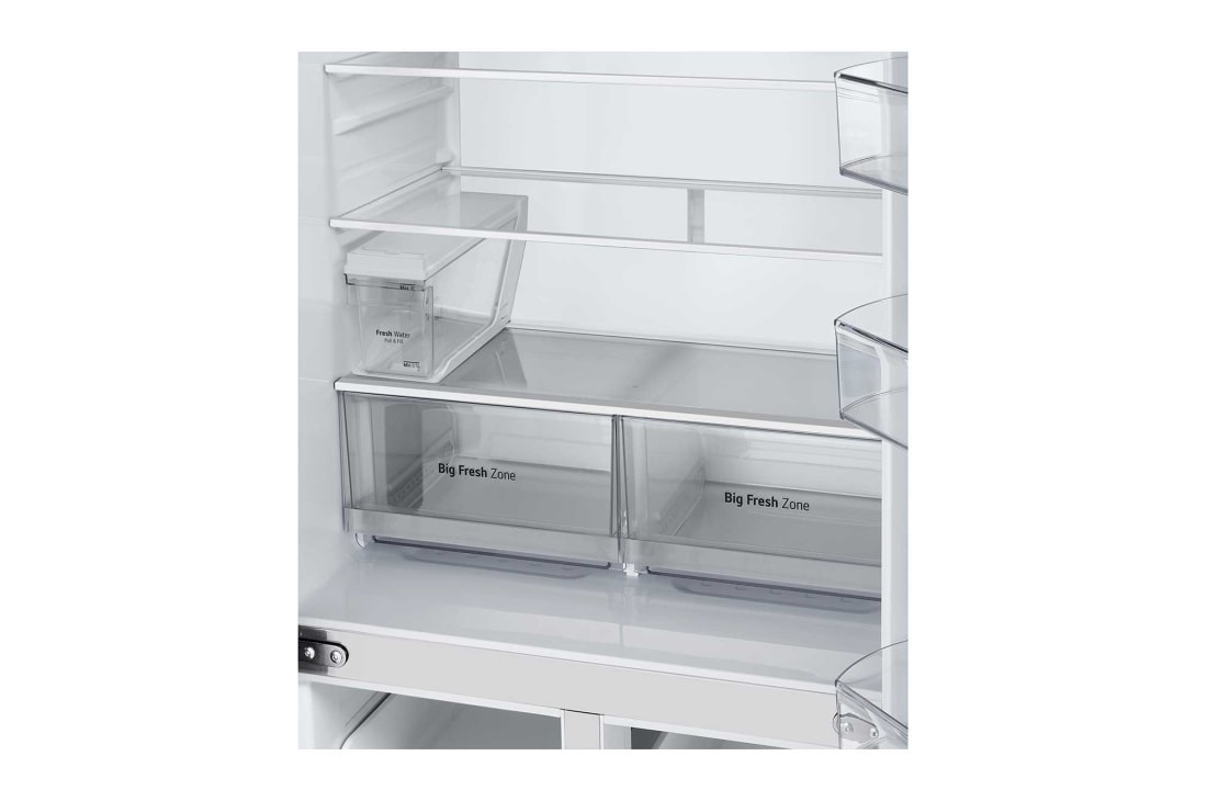 LG 506L 制冰冰箱 十字四门 精华白, DrawerCloseUp, F544MEH62D, thumbnail 12