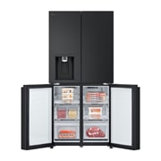 LG 506L 制冰冰箱 十字四门 暮色黑, FrontBottomOpen_Food, F544MEP62D, thumbnail 3