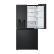 LG 506L 制冰冰箱 十字四门 暮色黑, FrontTopOpen2, F544MEP62D, thumbnail 5