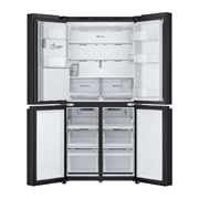 LG 506L 制冰冰箱 十字四门 暮色黑, FrontOpen, F544MEP62D, thumbnail 6