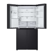 LG 506L 制冰冰箱 十字四门 暮色黑, FrontTopOpen, F544MEP62D, thumbnail 7