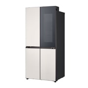 LG 507L 全景透视窗 十字四门冰箱  玉石白, F554GBBV3B, thumbnail 12