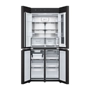 LG 507L 全景透视窗 十字四门冰箱  玉石白, F554GBBV3B, thumbnail 6