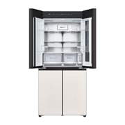 LG 507L 全景透视窗 十字四门冰箱  玉石白, F554GBBV3B, thumbnail 8