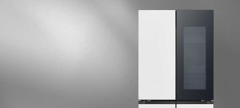 敲击面板两下，门板即刻亮起， 无需开门，门内物品跃然眼前，减少冷气流失。