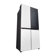 LG 507L 全景透视窗 十字四门冰箱<br>奶油白, 侧面, F554GWWV8B, thumbnail 12