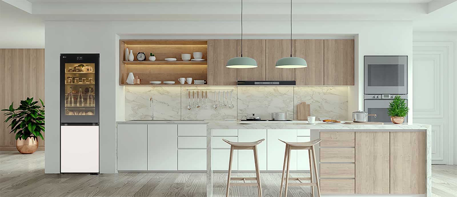 LG Objet Collection 奂然<sup>®</sup>敲一敲冰箱