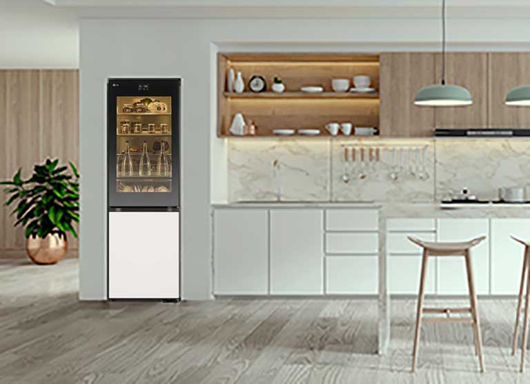 LG Objet Collection 奂然<sup>®</sup>敲一敲冰箱