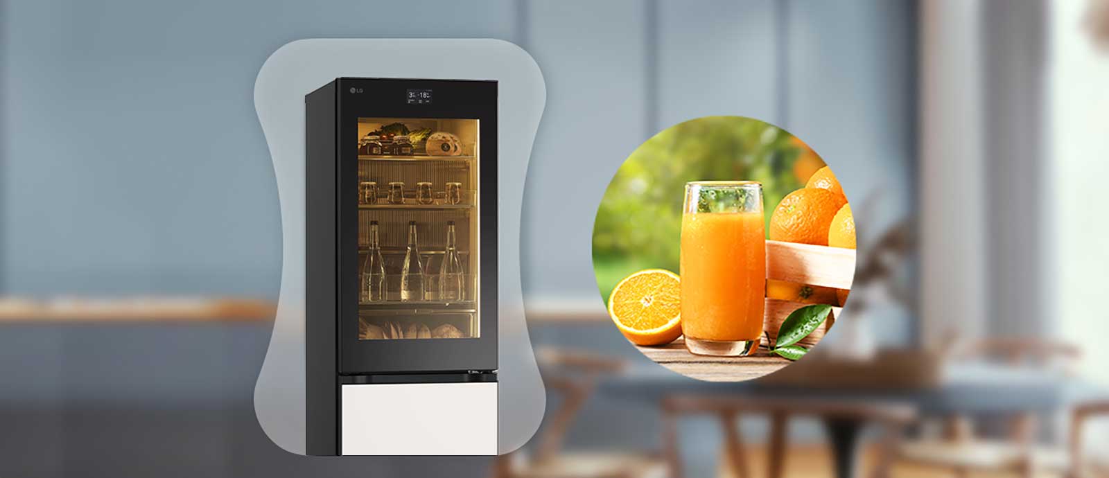 轻敲两下，内部即现，无需频繁开门，减少冷气流失。