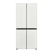 LG 507L 十字四门 嵌入美学大容量冰箱 凝脂白, F554GTWB7B, thumbnail 1