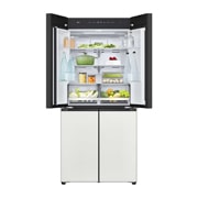 LG 507L 十字四门 嵌入美学大容量冰箱 凝脂白, F554GTWB7B, thumbnail 7