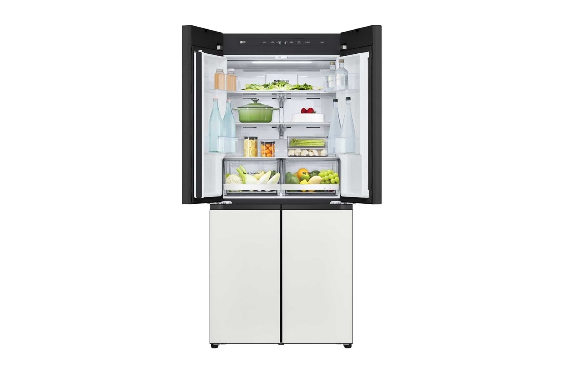 LG 507L 十字四门 嵌入美学大容量冰箱 凝脂白, F554GTWB7B, thumbnail 7