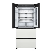 LG 486L 全景透视窗 法式多门冰箱 凝脂白, side view of a tilted monitor, F555GTWVKB, thumbnail 6