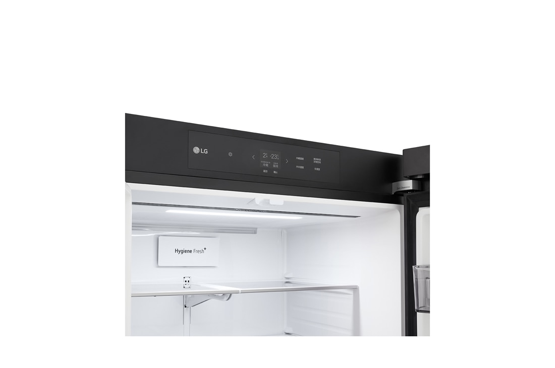 LG 490L  法式多门冰箱 玉石白, +15 degree side view, F555GBBBLB, thumbnail 8