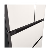 LG 490L  法式多门冰箱 玉石白, +15 degree top view, F555GBBBLB, thumbnail 9