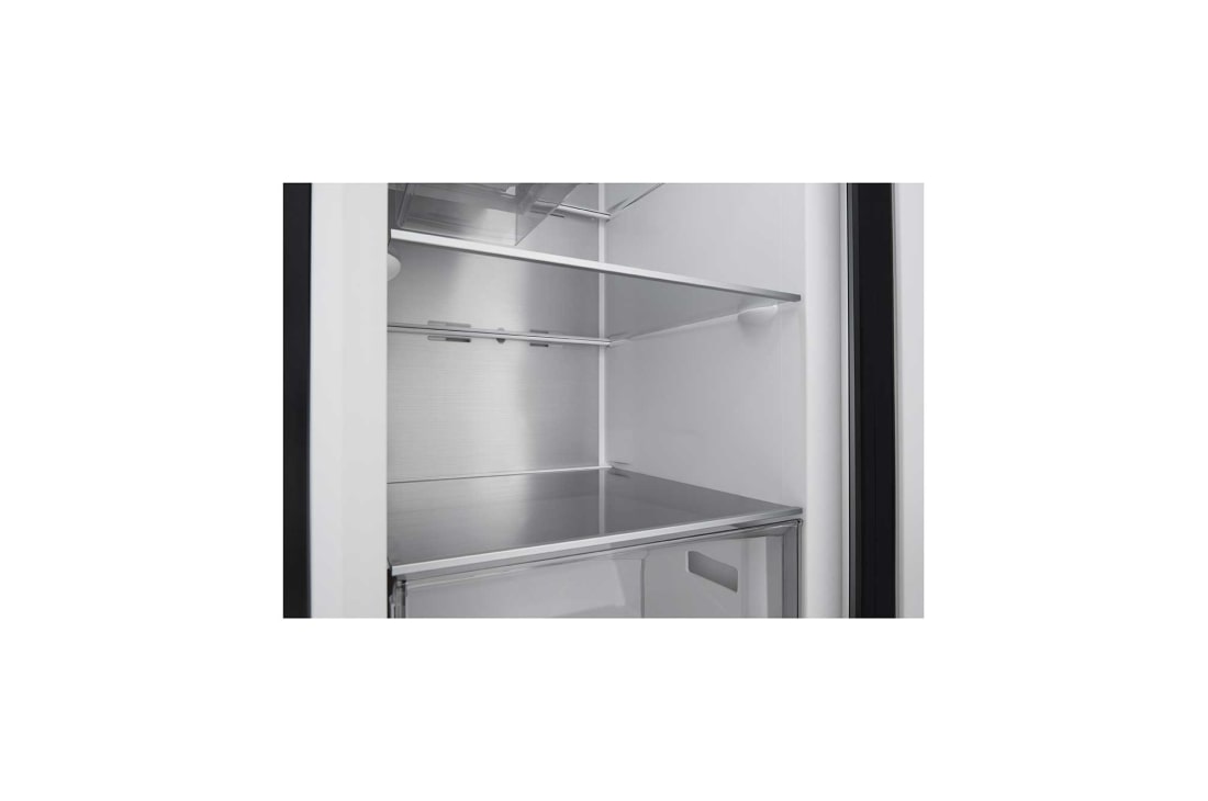 LG 328L 组合式嵌入冰箱 单门冷冻 玉石白, 正面开门视图, Y394GBELUB, thumbnail 8