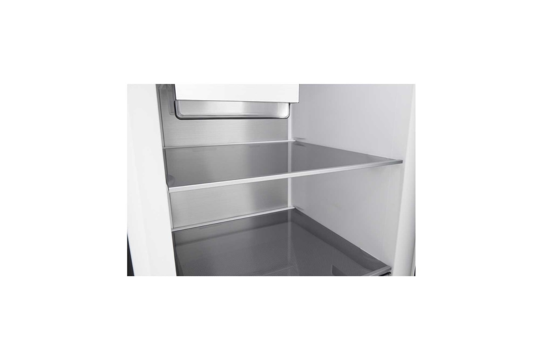 LG 328L 组合式嵌入冰箱 单门冷冻 玉石白, 正面开门视图, Y394GBELUB, thumbnail 11