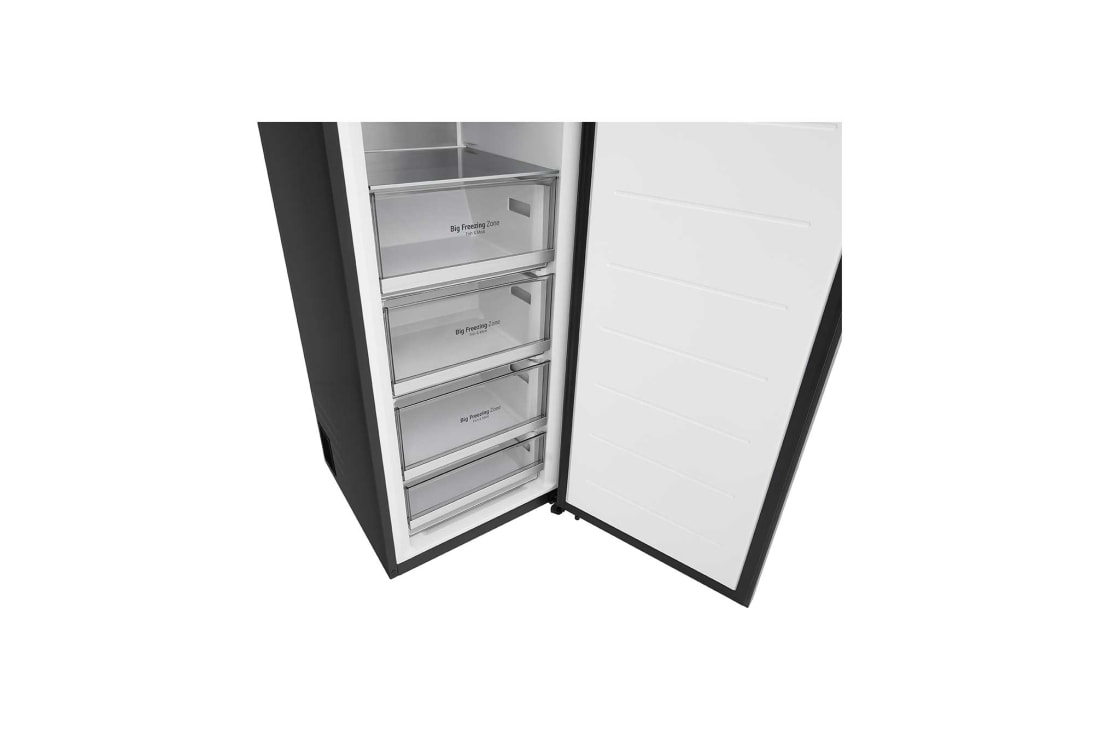 LG 328L 组合式嵌入冰箱 单门冷冻 玉石白, 正面开门视图, Y394GBELUB, thumbnail 12