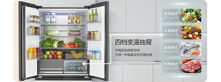 四档变温抽屉