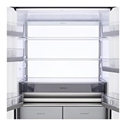LG 嵌入美学设计 512L 大容量 十字四门冰箱 玉石白, 侧面图, F512GDMBAM, thumbnail 3
