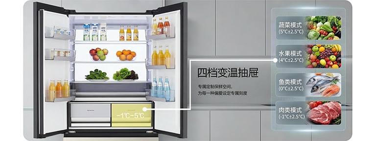四档变温抽屉