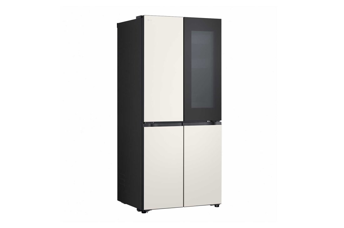 LG 580L 全景透视窗 十字四门冰箱 玉石白, LG 580L 全景透视窗 十字四门冰箱 玉石白, F566MBBVRJ, thumbnail 2