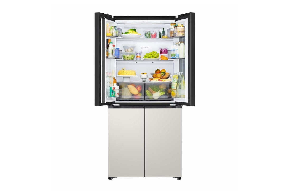 LG 580L 全景透视窗 十字四门冰箱 玉石白, LG 580L 全景透视窗 十字四门冰箱 玉石白, F566MBBVRJ, thumbnail 5
