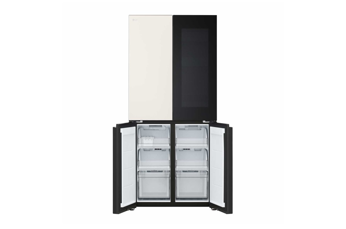 LG 580L 全景透视窗 十字四门冰箱 玉石白, LG 580L 全景透视窗 十字四门冰箱 玉石白, F566MBBVRJ, thumbnail 6