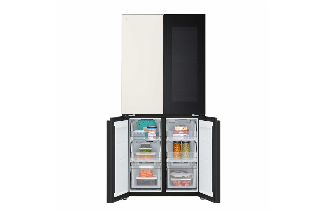 LG 580L 全景透视窗 十字四门冰箱 玉石白, LG 580L 全景透视窗 十字四门冰箱 玉石白, F566MBBVRJ, thumbnail 7