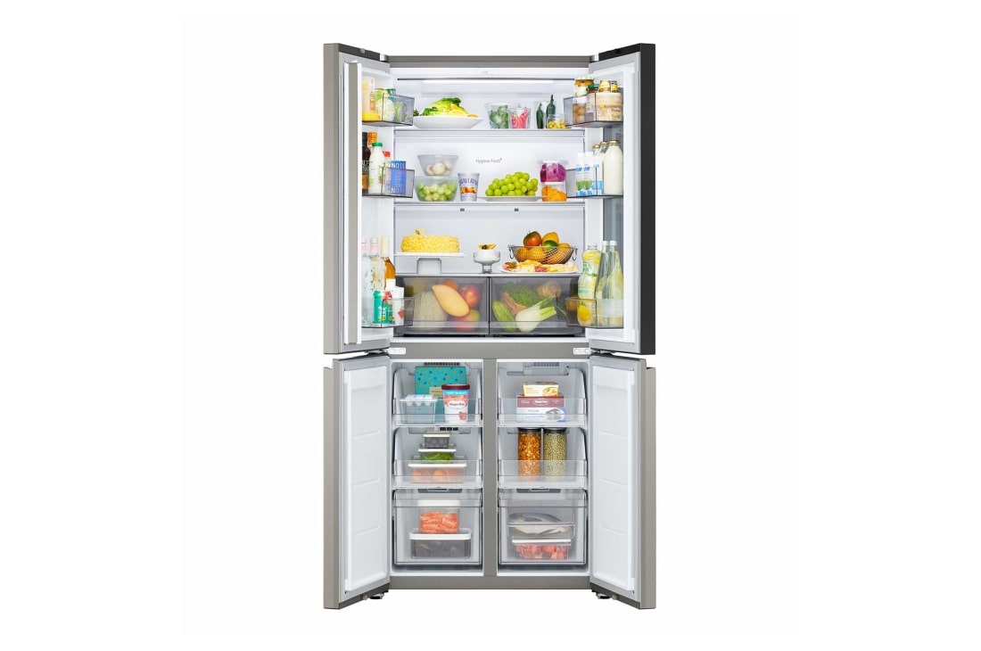 LG 580L 全景透视窗 十字四门冰箱 星河银, LG 580L 全景透视窗 十字四门冰箱 星河银, F566MPYVRJ, thumbnail 3