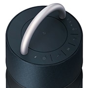 LG XBOOM 360 RP4 - 具备氛围灯光的 360˚ 全向声便携式无线蓝牙音箱, 顶部把手特写角度, RP4G, thumbnail 5