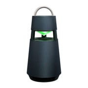 LG XBOOM 360 RP4 - 具备氛围灯光的 360˚ 全向声便携式无线蓝牙音箱, 绿灯闪烁的正面角度, RP4G, thumbnail 10