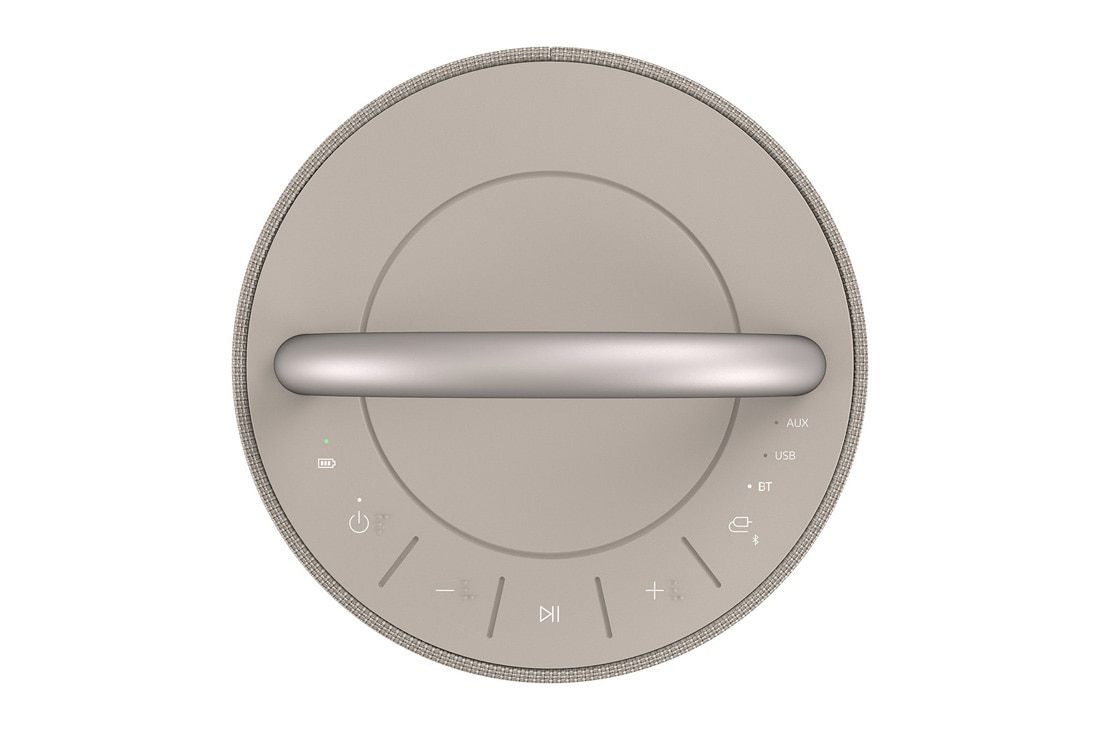 LG XBOOM 360 RP4 - 具备氛围灯光的 360˚ 全向声便携式无线蓝牙音箱, 俯视图, RP4BE, thumbnail 8