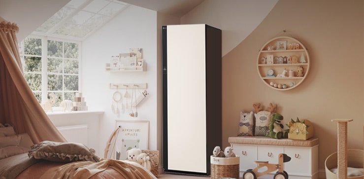 Metal fresh area inside the refrigerator.