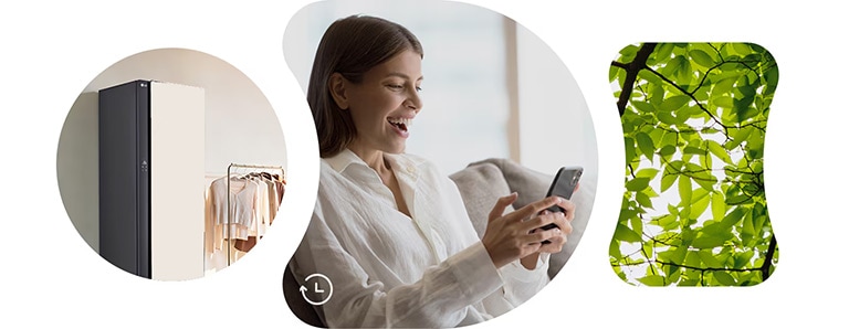 LG Styler 蒸汽衣物护理机的周期工作时间更短 