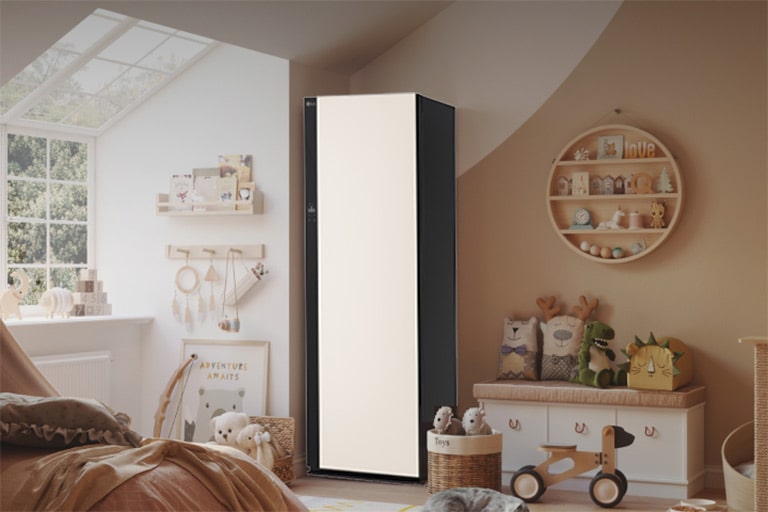 Metal fresh area inside the refrigerator.