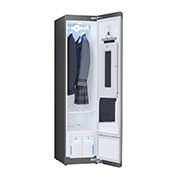 LG Styler<sup>®</sup> 蒸汽衣物护理机 <br>蒸汽除皱烘干塑形 镜面黑  3件衣服+1裤子, S3MF, thumbnail 5