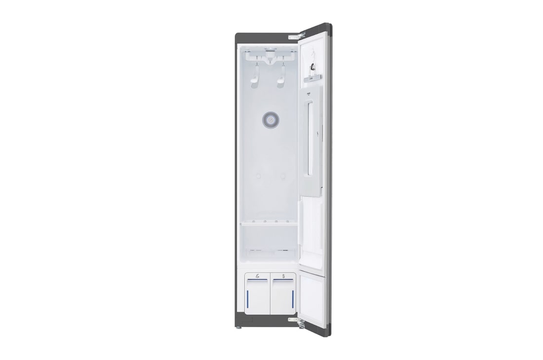 LG Styler<sup>®</sup> 蒸汽衣物护理机 <br>蒸汽除皱烘干塑形 镜面黑  3件衣服+1裤子, S3MF, thumbnail 4