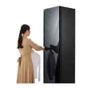 LG Styler® 蒸汽衣物护理机 <br>双重蒸汽 双变频热泵烘干抚皱塑形<br>镜面黑 5件衣服+1裤子, SC5GMR80H, thumbnail 8