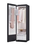 LG Styler® 蒸汽衣物护理机 <br>双重蒸汽 双变频热泵烘干抚皱塑形<br>镜面黑 5件衣服+1裤子, SC5GMR80H, thumbnail 11