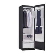 LG Styler® 蒸汽衣物护理机 <br>双重蒸汽 双变频热泵烘干抚皱塑形<br>镜面黑 5件衣服+1裤子, SC5GMR80H, thumbnail 4