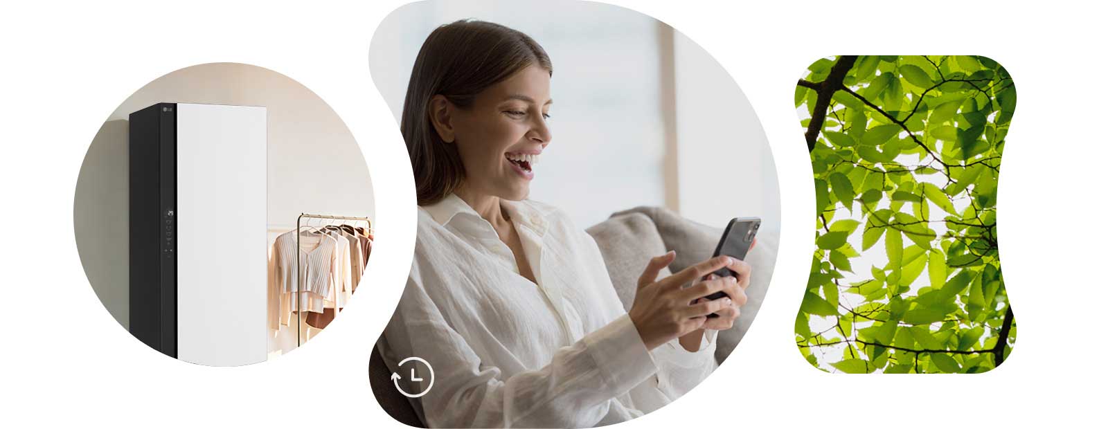 LG Styler 蒸汽衣物护理机的周期工作时间更短 