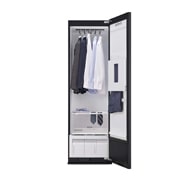 LG 恒隆专供<br>LG Styler<sup>®</sup> 蒸汽衣物护理机<br>热泵烘干塑形<br>镜面黑 5件衣服+1裤子, side view, SC5GMR4G, thumbnail 1