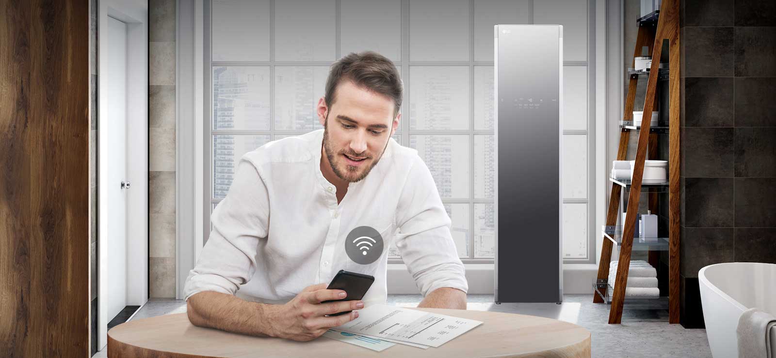 LG ThinQ™ 和智能手机 远程控制