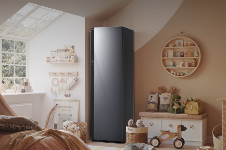 Metal fresh area inside the refrigerator.