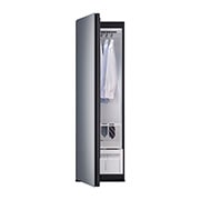 LG Styler® 奂然3.0 蒸汽衣物护理机<br>双重蒸汽 双变频热泵烘干抚皱塑形<br>镜面黑 5件衣服+1裤子, LG Styler® 蒸汽衣物护理机, SC5GMR80S, thumbnail 4