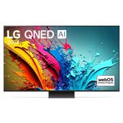 LG 65 英寸 LG QNED AI<br> QNED86 4K 智能电视 2024, LG QNED TV, QNED86 的正面视图, 65QNED86TCA, thumbnail 2