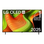 LG 55 英寸 LG OLED AI B5 4K 智能电视 , LG OLED AI B5 4K 智能电视的正视图。屏幕上有 12 年全球最佳 OLED 标志和 LG OLED AI 2025 标志。, OLED55B5PCA, thumbnail 1