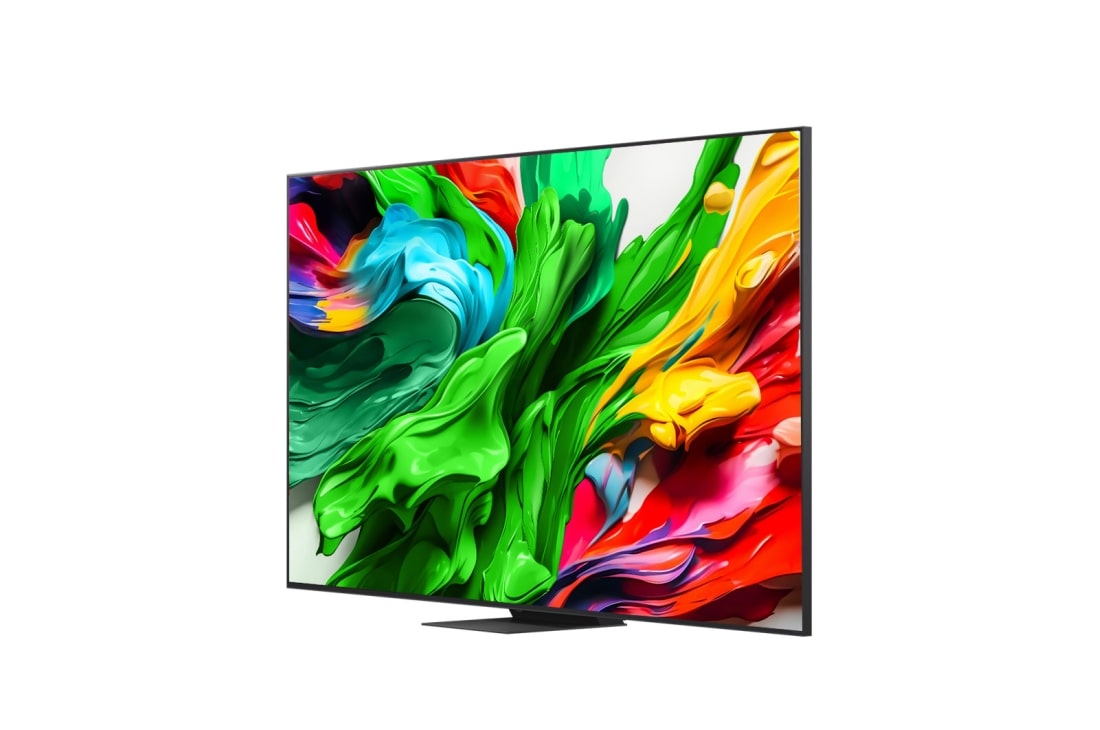 LG 100英寸 LG QNED evo AI QNED86 4K 智能电视, 45°右侧图, 100QNED86AC, thumbnail 4